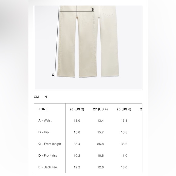 Zara HIGH-WAISTED MINI FLARE JEANS Z1975 Size 2 NWT
Gray HIGH RISE - Picture 10 of 10